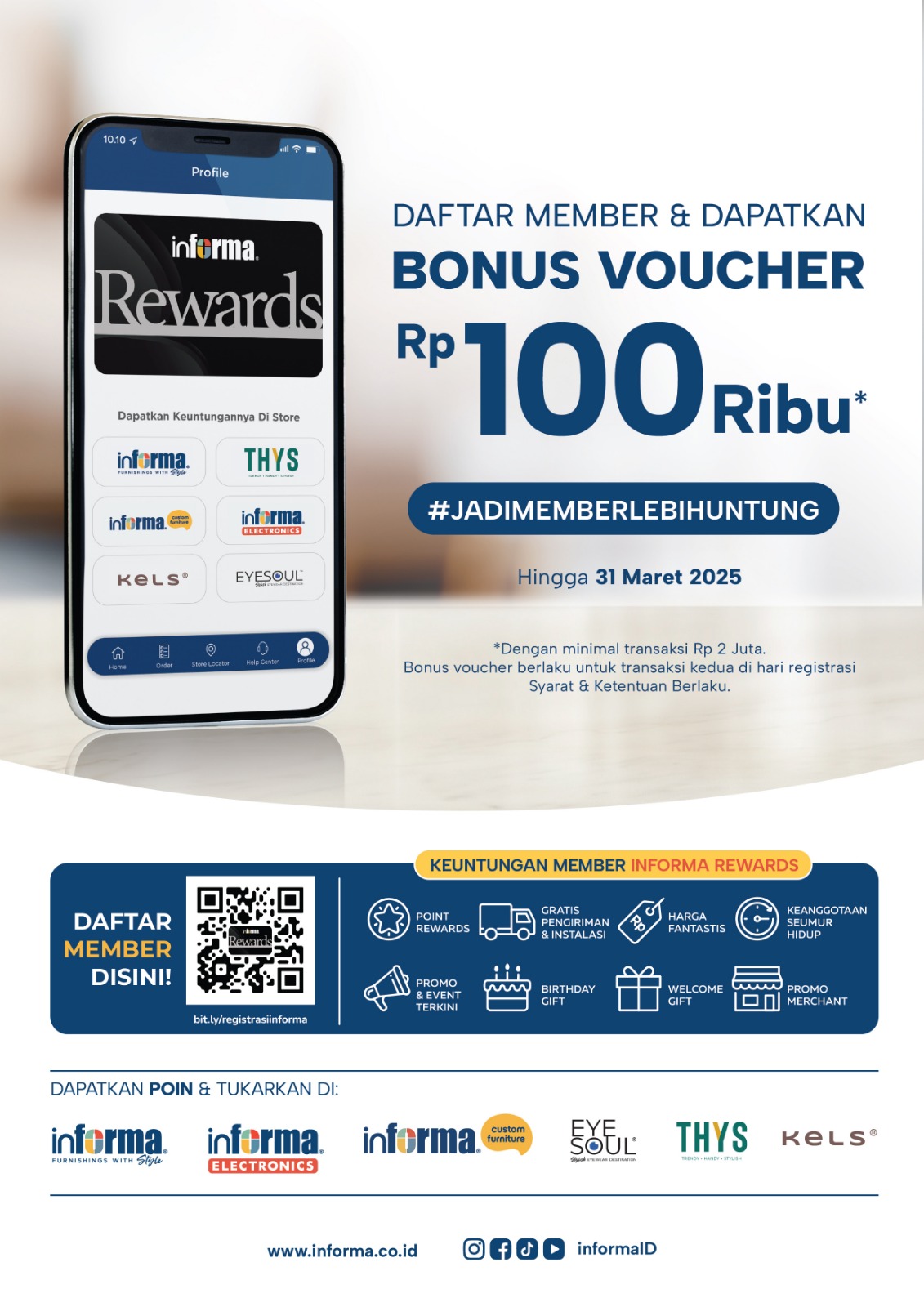 INFORMA Daftar Member Gratis Voucher